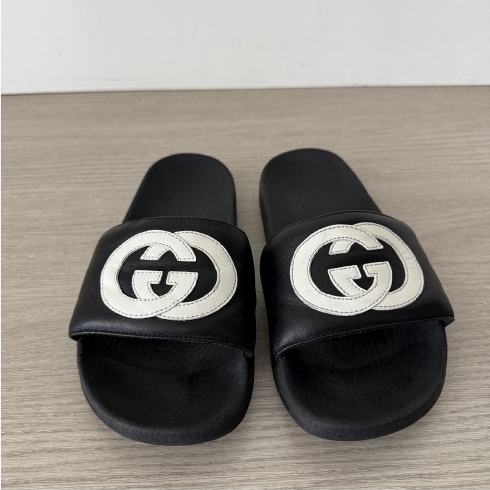 Gucci Black Leather Interior